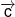 \overrightarrow c 
