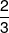 \frac{2}{3}