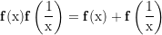 ƒ(x)ƒ\left( {\frac{1}{x}} \right) = ƒ(x) + ƒ\left( {\frac{1}{x}} \right)