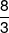 \frac{8}{3}