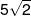 5\sqrt 2 