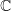{\Bbb C}