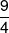 \frac{9}{4}