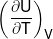 {\left( {\frac{{\partial U}}{{\partial T}}} \right)_V}