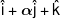 \hat i + \alpha \hat j + \hat k