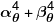 \alpha _\theta ^4 + \beta _\theta ^4