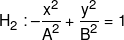 {H_2}: - \frac{{{x^2}}}{{{A^2}}} + \frac{{{y^2}}}{{{B^2}}} = 1