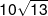 10\sqrt {13} 