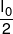 \frac{{{I_0}}}{2}
