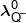 \lambda _{{Q^ - }}^0