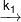 \xrightarrow{{{k_1}}}