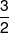 \frac{3}{2}